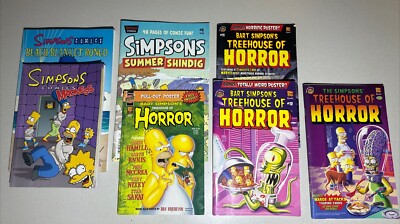 SIMPSONS Comic Bundle 6,7,11,12,16 Madness & Beach Blanket Bongo