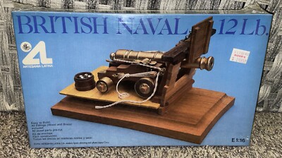 Artesania Latina BRITISH NAVAL 12 Lb Cannon Scale E 1:16 NEW in BOX