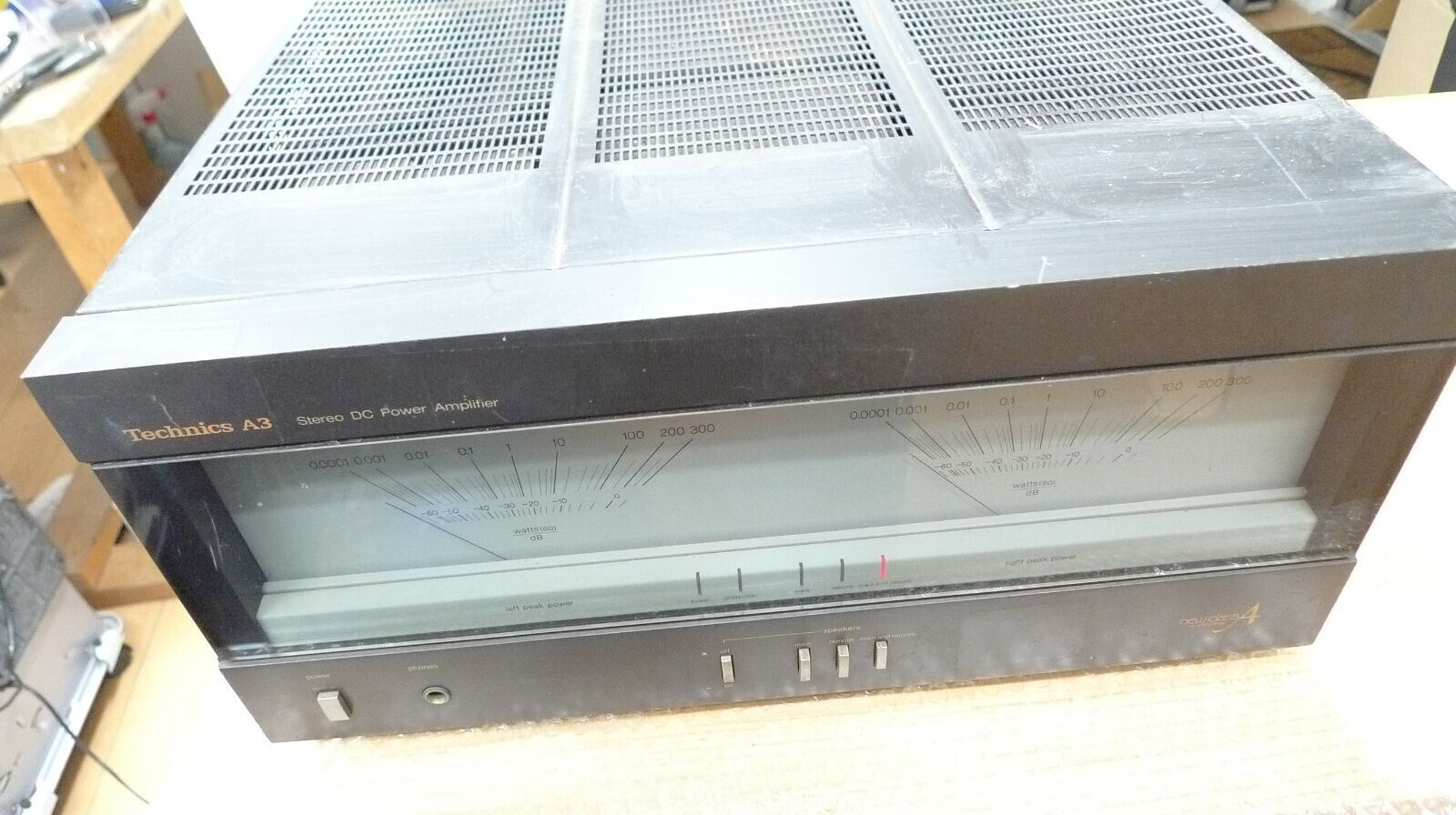 ◆大感謝祭! Technics SE-A3 ステレオパワーアンプ m0a8388 TECHNICS SE-A3 Stereo DC Power Amplifier AC100V Black Used