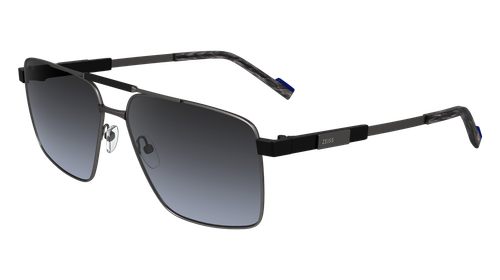 Pre-owned Zeiss Zs23136s 073 Ruthenium/black 59/14/145 Male Sunglasses