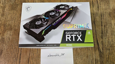 MSI GeForce RTX 3090 SUPRIM X 24G 24GB GDDR6X PCIe 4.0 Gaming Video Card 