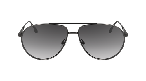 Pre-owned Victoria Beckham Vb242s 043 Gun/grey Gradient 61/14/140 Female Sunglasses In Gray