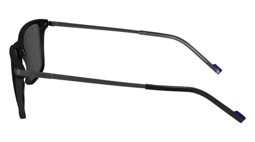 Pre-owned Zeiss Zs24720slp 001 Black 55/18/145 Male Sunglasses