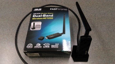 ASUS AC56 USB WIRELESS ADAPTERDUAL BAND WIRELESS AC12006 MONTHS OLD
