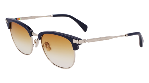 Pre-owned Paul Smith Ps24111s 004 Silver/blue 52/19/145 Male Sunglasses