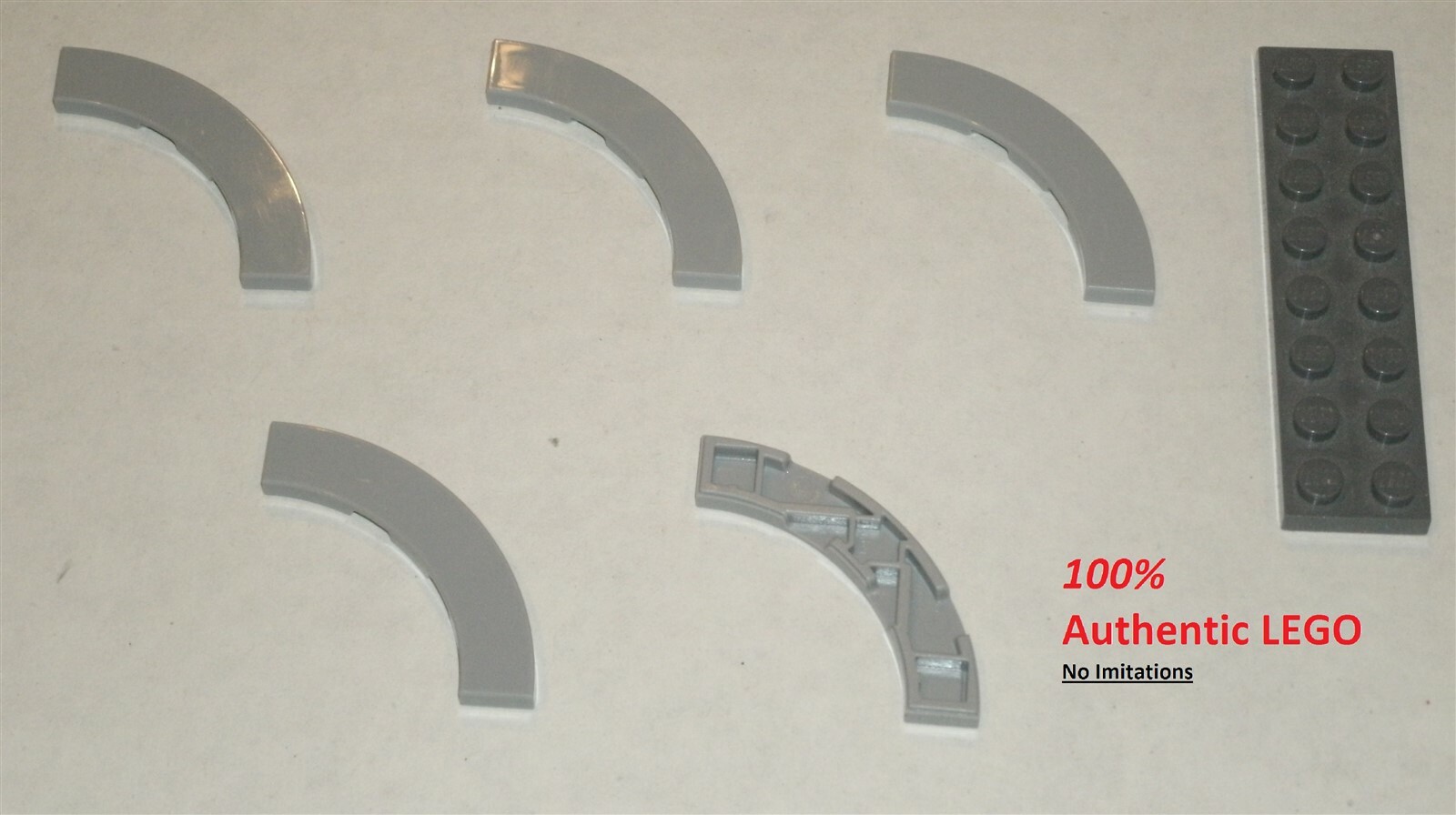 LEGO NEW 4x4 Light Bluish Grey Tile with Bow (5x) 6163989