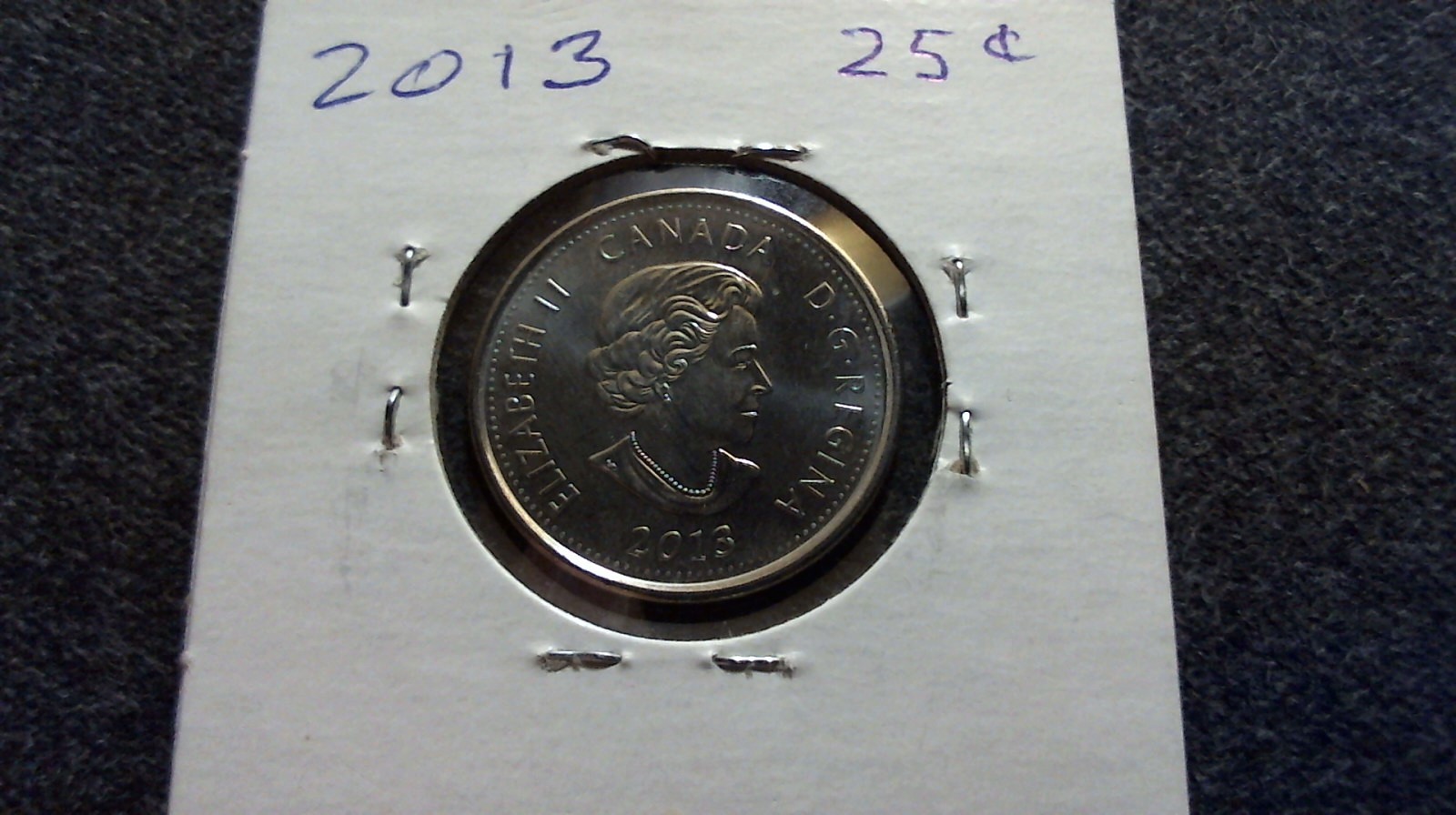 de Salaberry war hero CAN 25c piece in a 2 x 2 holder