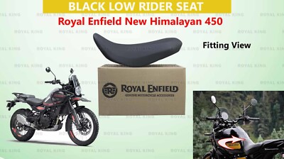 Royal Enfield ''New Himalayan 450 Black Low Rider Seat''