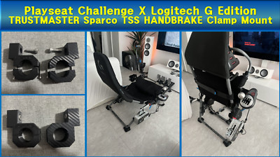 Playseat Challenge X Logitech G Edition Trustmaster TSS Handbrake Clamps Mount