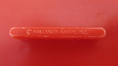 Hallmark Red Heart Cookie Cutter Valentine Plastic embossed details