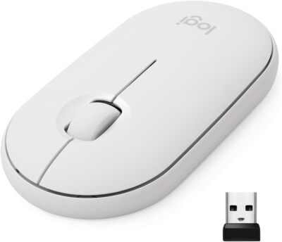 Logitech Pebble M350 Wireless Mouse Bluetooth 2.4GHz Receiver Silent Slim PC/Mac