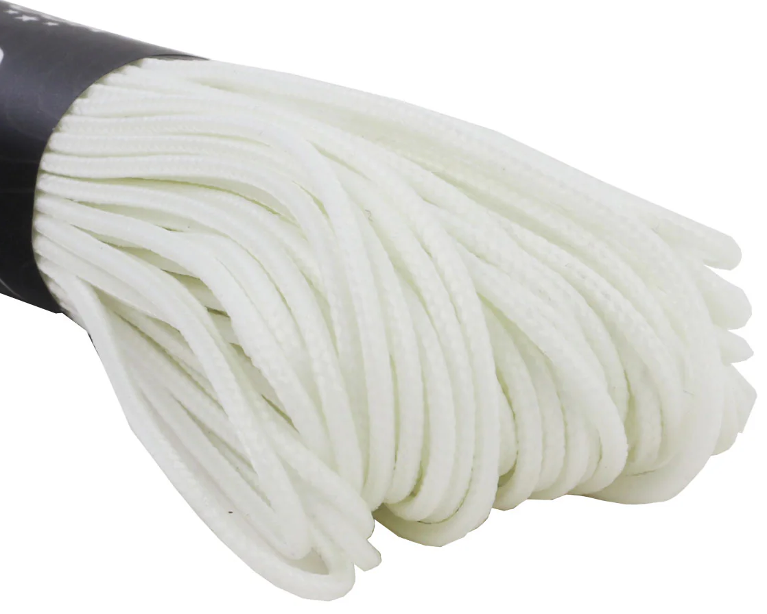 Atwood Rope MFG 95 Paracord 100FT Glow One-Strand Core UV Resistant Made In USA