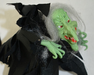 Vintage Dollhouse Miniature ARTISAN Wicked WITCH  of Oz Doll Halloween OOK