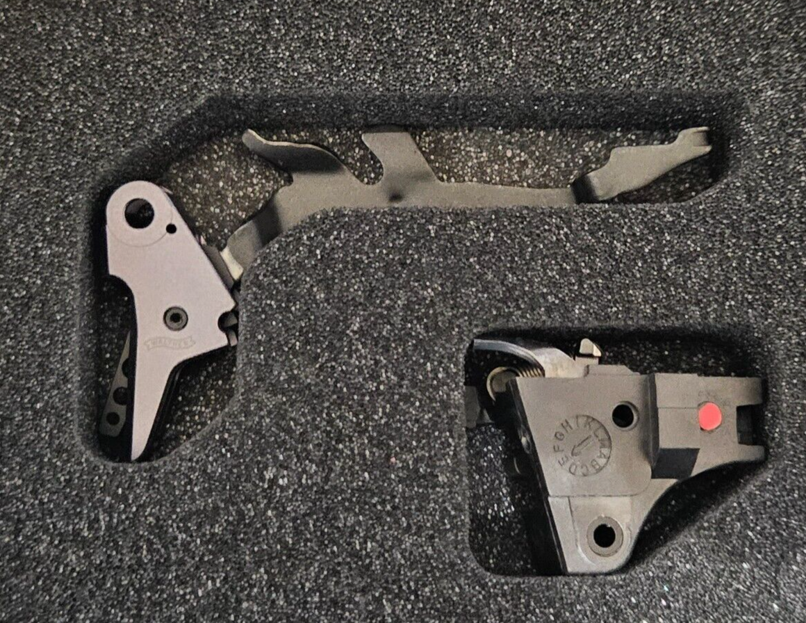WALTHER PDP PPQ Dynamic Performance Flat Faced Trigger Assembly Grey Bar Control