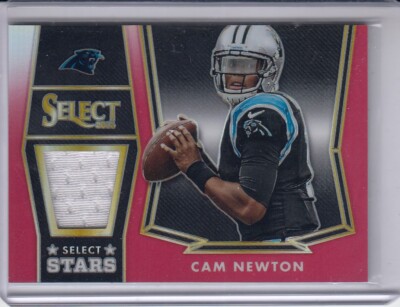 CAM NEWTON 2014 Panini Select Jersey Prizm Red #SSCN 9/75 Panthers
