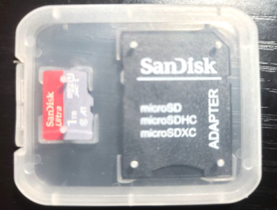 SanDisk Ultra 1TB Class 10 Micro SD XC A1 4K Memory Card with Adapter (OPEN BOX)
