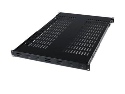 StarTech.com 1U Adjustable Mounting Depth Vented Rack Mount Shelf - Heavy Duty