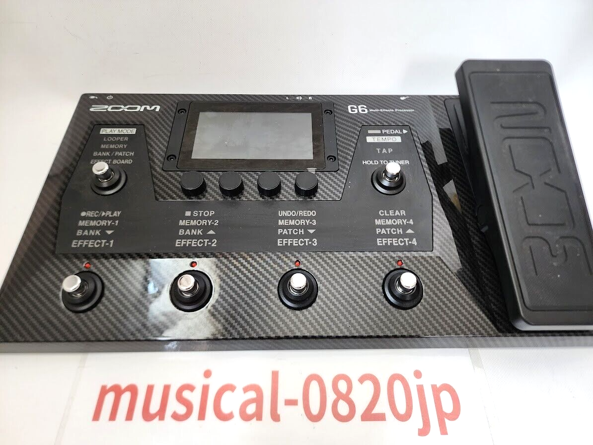 ギター ZOOM G6 Guitar Multi-Effecrs Processor G6 Guitar Processor | Buy Now | ZOOM