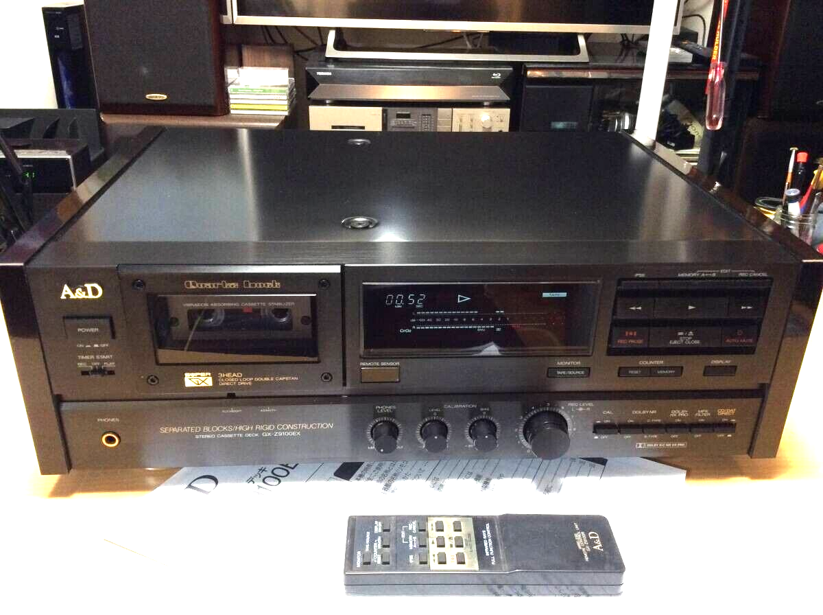 A＆D GX-Z9100R Just Arrived - A&D (Akai) GX-Z9100 : r/cassetteculture
