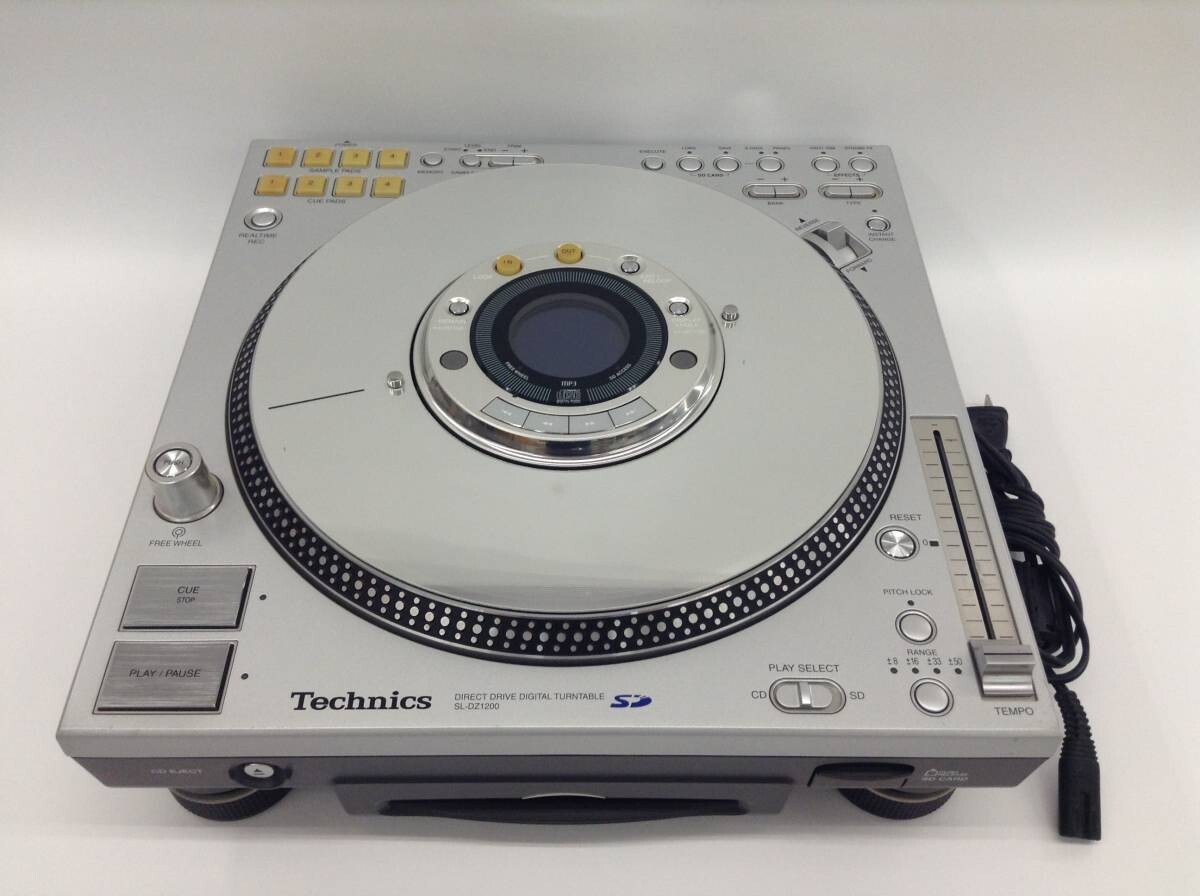 DJ機材 Technics SL-DZ1200 CDj Technics SL-DZ1200 DJ機材 CDJデジタルターンテーブル Technics