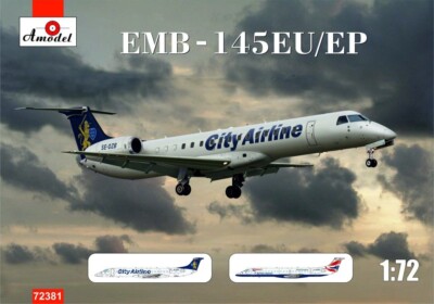 1/72 Amodel 72381 EMBRIER 145EU/EP British Airways & City Airline liveries