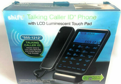 Shift 3 Talking Caller ID LCD Touch Pad Phone by Shift3