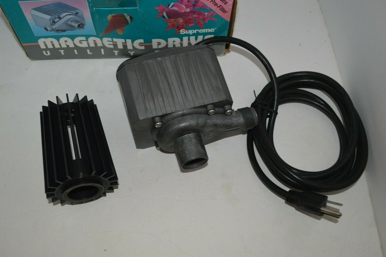 Supreme Magnetic Drive Utility Pump MODEL 9.5 950 GPH Pond Waterfall (6765)