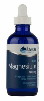 Liquid Ionic Magnesium - 400mg Trace Minerals 4 fl oz Liquid