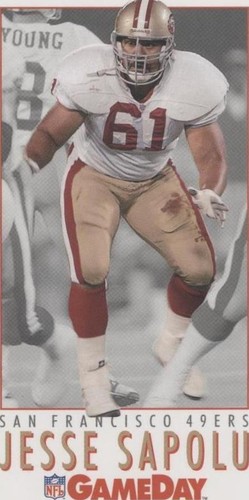 1992 GameDay Jesse Sapolu #315