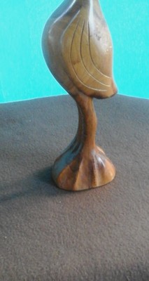Hawaiian Milo Wood Bird Sculpture