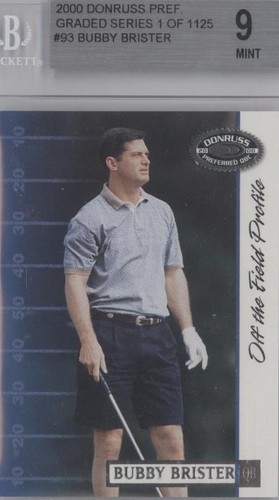 Bubby Brister Trading Cards