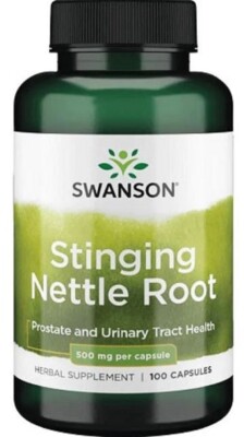 Stinging Nettle Root Capsules 500mg x100 Arthritis Blood Pressure Prostate UTI
