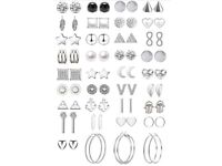  36Pairs Assorted Multiple Stud Earrings Jewelry set 