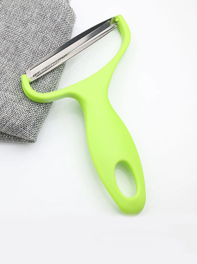 1pc Stainless Steel Vegetable Peeler & Slicer - Wide Mouth Kitchen Tool - NEW