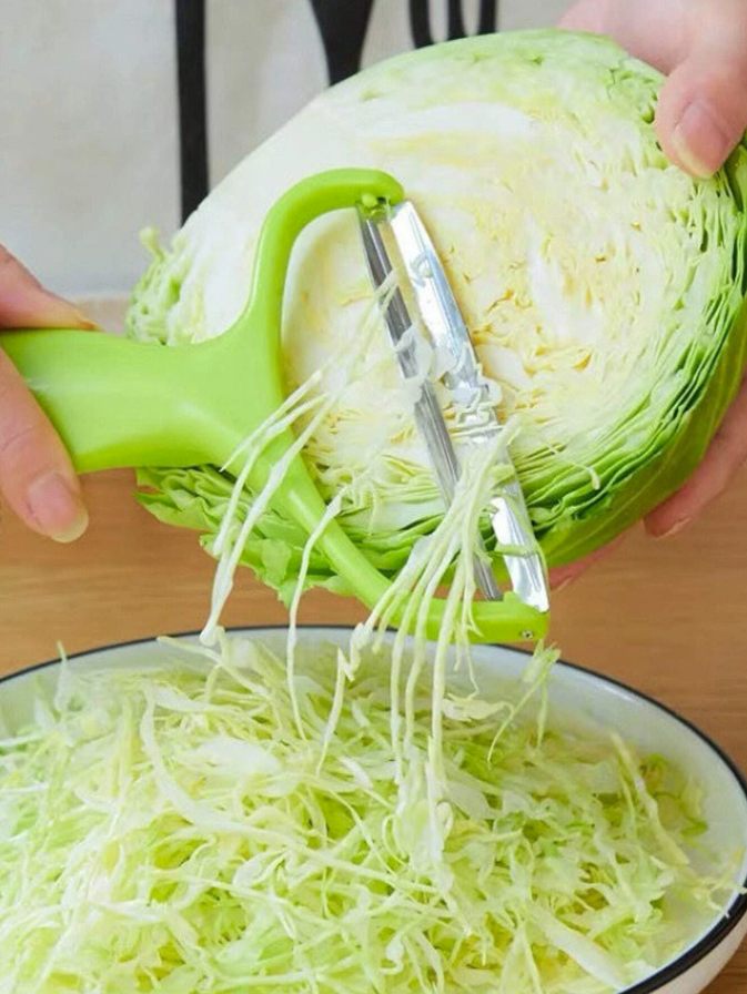 1pc Stainless Steel Vegetable Peeler & Slicer - Wide Mouth Kitchen Tool - NEW