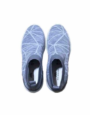 womens slip on sneakers Mio Marino Worn Once Indoors Only Size 7 1/2 Gray White
