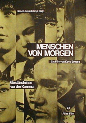 MENSCHEN VON MORGEN German A1 movie poster 1964 GUNTHER KIESER 