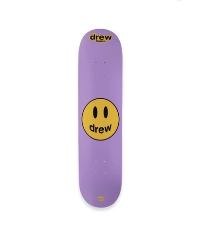 Drew House Mascot Lavender Skateboard Deck Brand New Justin