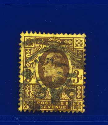 1911 SG285 3d Dull Reddish Purple/Lemon M22(4) Good Used Cat £15 ebre