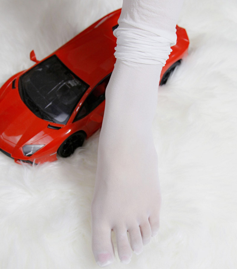 Women Seamless Sheer Separate 5 Toe Glove Pantyhose Transparent Tights Stockings