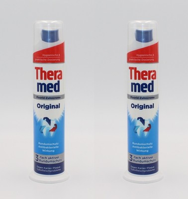 2x Theramed Original 3-fach aktiver Schutz Zahncreme, 2x100ml