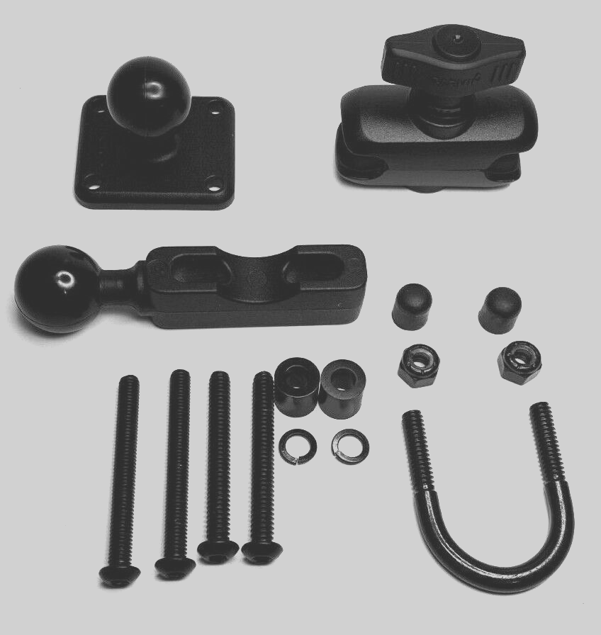 Complete Genuine GARMIN Zumo XT /Tread GPS Hardwire Handlebar Mount with Bracket