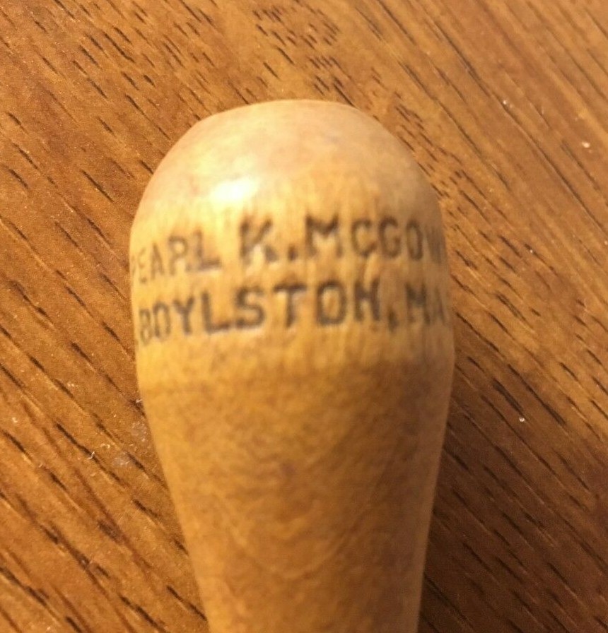 Vintage Pearl K. McGown Hooking Tool with Wood Handle