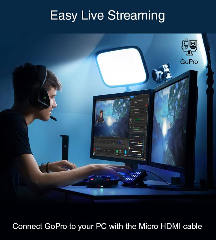 Bluerigger Micro HDMI to HDMI Cable (15 FT, 4K 60Hz, HDR, High Speed, Ethernet)