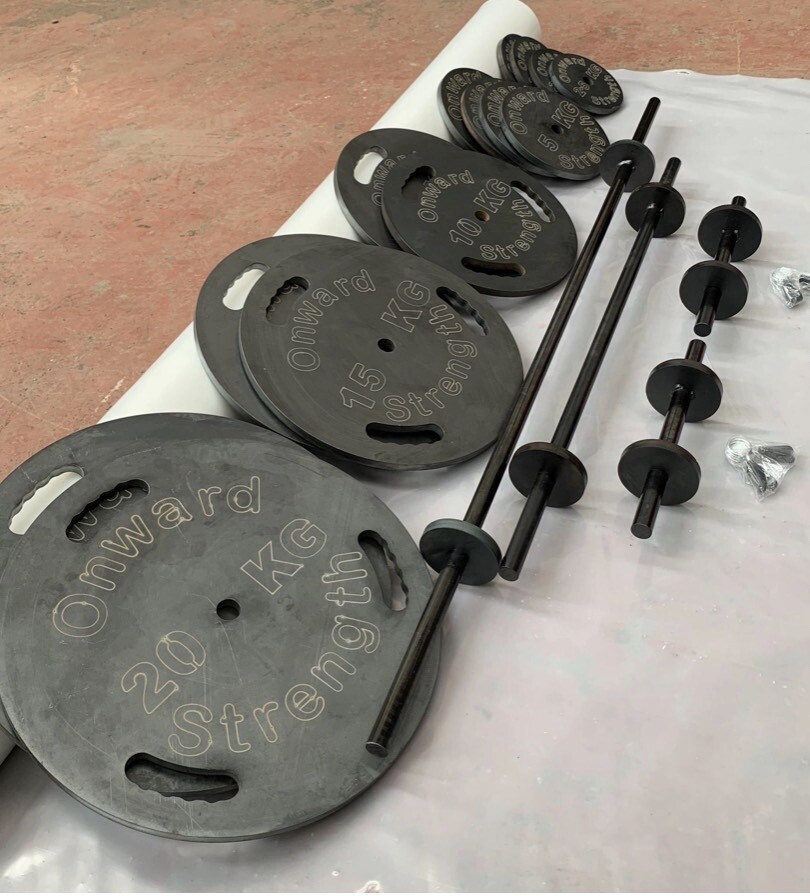 120KG WEIGHT AND BARBELL SET see description for more details! in