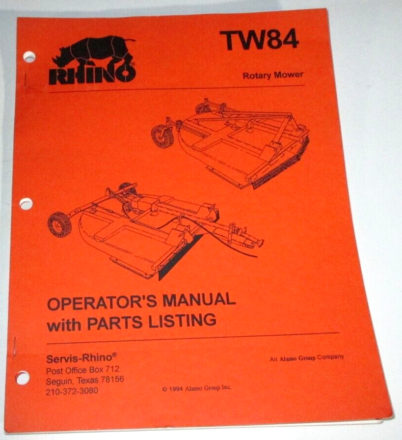 Rhino Shredder Parts