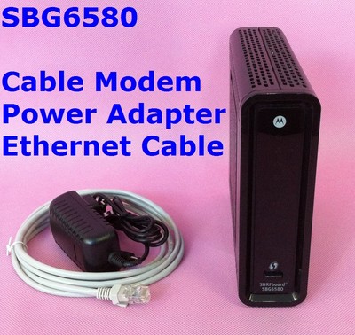 UPC 612572181782 product image for Sbg6580 Motorola Surfboard Docsis 3.0 Wireless Cable Modem Gateway W/power&cat5e | upcitemdb.com