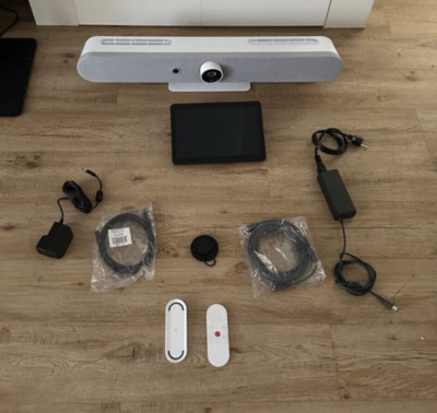 Logitech Rally Mini Bar 4K Video Conference Camera White 960-001348 + Tap VU0053