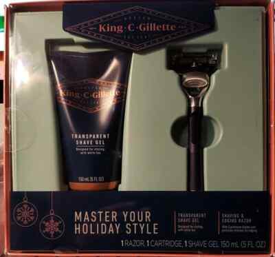 King C Gillette Master Your Holiday Style Gift Set (LOC RM G9-5)