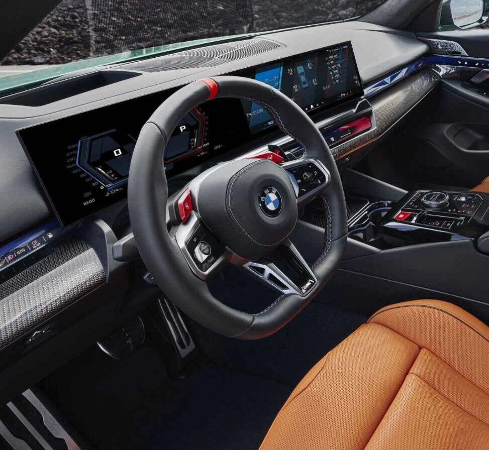 Amazon | カーセンターコンソールシフトパネルカバー BMW 5